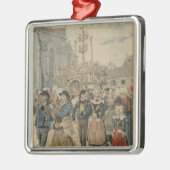 Woensdag in Plougastel Brittany Metalen Ornament (Links)