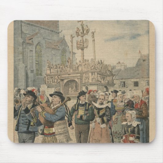 Woensdag in Plougastel Brittany Muismat (Voorkant)