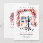 Woensdag in Waterverf | Weddenschap Kaart (Voorkant / Achterkant)