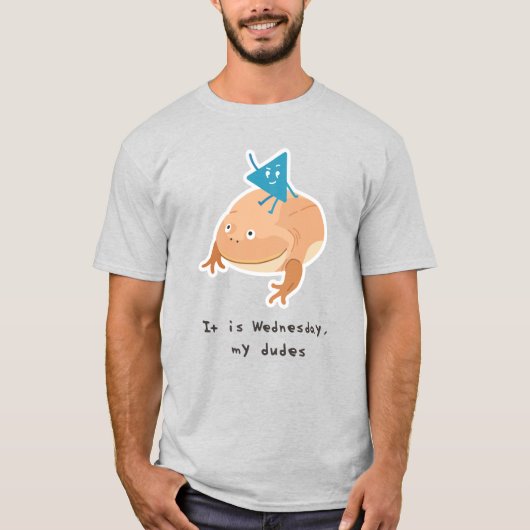 Woensdag Kikker, Dudes T-shirt (Voorkant)