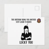 Woensdag - Lieve brute verjaardag - Lucky You Briefkaart (Voorkant / Achterkant)