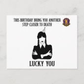 Woensdag - Lieve brute verjaardag - Lucky You Briefkaart (Voorkant)