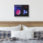 Woensdag naar Nzgrshdekl Canvas Afdruk (Insitu (Slaapkamer))