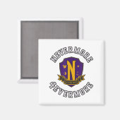 Woensdag - Nevermore 4evermore _1 Magneet (Voorkant / Achterkant)