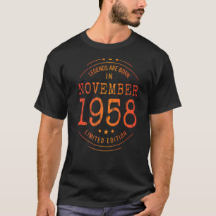 Woensdag november 1958 Jaar van gebruikte legaten T-shirt