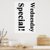 Woensdag Poster speciale schoonheidssalon (Keuken)