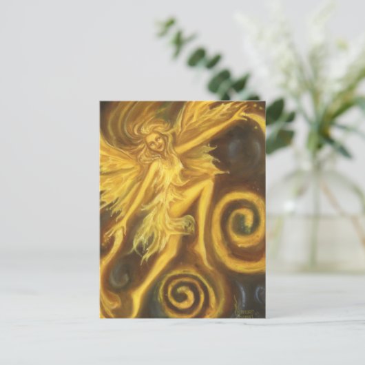 Woensdag Sprite Briefkaart (Staand voorkant)