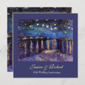 Woensdag, Sterrennacht over de Rijn Kaart (Voorkant / Achterkant)