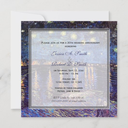 Woensdag, Sterrennacht over de Rijn Kaart (Achterkant)