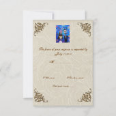 Woensdag van de dodelijke bruiloft RSVP Kaartje (Voorkant)