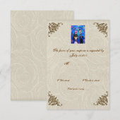 Woensdag van de dodelijke bruiloft RSVP Kaartje (Voorkant / Achterkant)