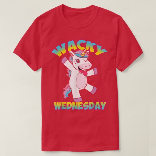 Woensdag Wacky Woensdag Unicorn Wonder Zoo T-shirt (Design voorkant)