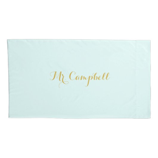 Woensdagavond in groen gehakt met namen kussensloop (Achterkant-Rechts)