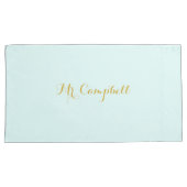 Woensdagavond in groen gehakt met namen kussensloop (Voorkant-Rechts)