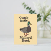 Woerd Kwak-Tastische Eend Briefkaart (Staand voorkant)