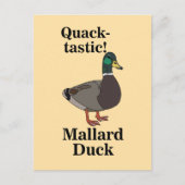 Woerd Kwak-Tastische Eend Briefkaart (Voorkant)