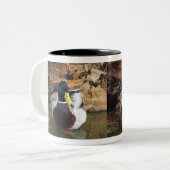 Woerd van de Wilde Eend Tweekleurige Koffiemok (Voorkant links)