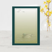 Woerd van Wilde Eend Groet Kaart (Gele Bloem)