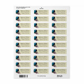 Woerd Wilde Eend Persoonlijke Adreslabels Etiket (Full Sheet)