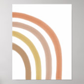 Woert Boho Half Rainbow Poster (Voorkant)