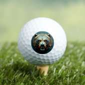 Woest gestileerde berenkunst golfballen (Insitu Shirt)