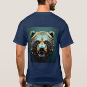 Woest gestileerde berenkunst  t-shirt (Achterkant)