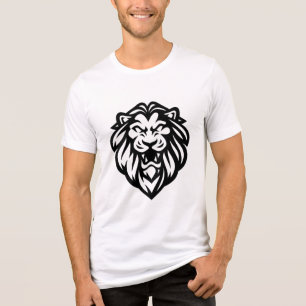 Woest Leeuwenkopgrafiek Tri-Blend Shirt