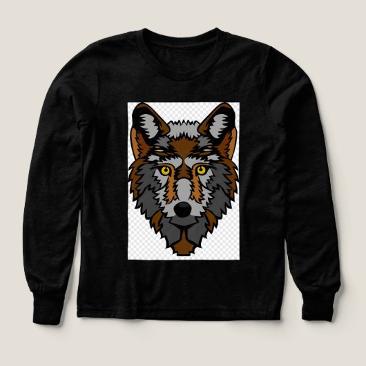 Woest Modern Wolfembleem (Voorkant)