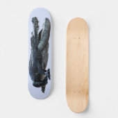 Woeste Alligator Reptiel Natuur Kunst Persoonlijk Skateboard (Voorkant)