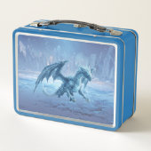 Woeste Blauwe IJsdraak in Bevroren Toendra (Achterkant)