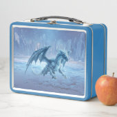 Woeste Blauwe IJsdraak in Bevroren Toendra (In situ)