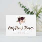 woeste bloemen die we verplaatst hebben kaart (Staand voorkant)