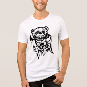Woeste Cartoonbeer Tri-Blend Shirt