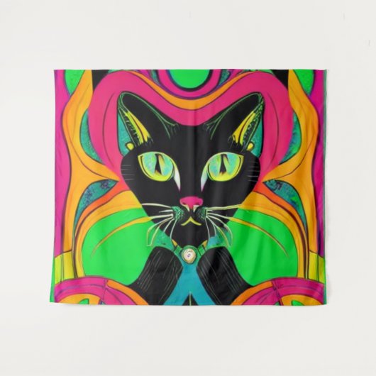 Woeste Catz Wandkleed (Voorkant (horizontaal))