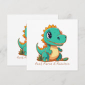 Woeste Dinosauriërs (Voorkant / Achterkant)