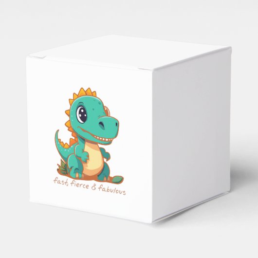 Woeste Dinosauriërs Bedankdoosjes (Voorkant Zijde)