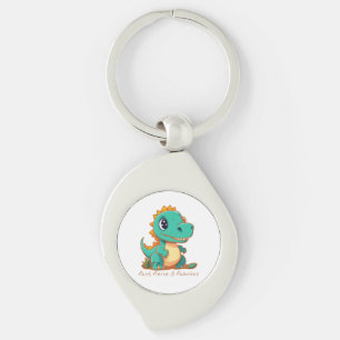 Woeste dinosauriërs sleutelhanger