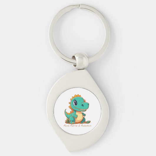 Woeste dinosauriërs sleutelhanger (Voorkant)
