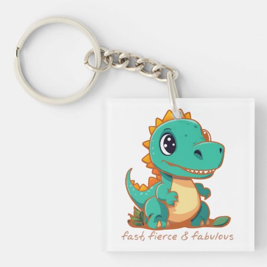 Woeste Dinosauriërs Sleutelhanger (voorkant)