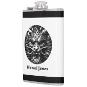 Woeste Draak Gepersonaliseerd Heupfles (Links)