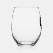 Woeste Draak Persoonlijk Wijnglas Zonder Voet (Rechts)