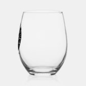 Woeste Draak Persoonlijk Wijnglas Zonder Voet (Links)
