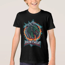 Woeste Drakenridder Fantasy Gaming Pantser Kindere Tri-Blend Shirt