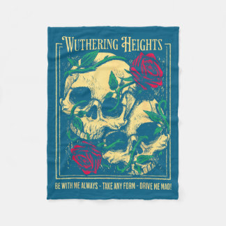 Woeste hoogten gotische boek liefhebber klassieker fleece deken