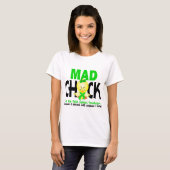 Woeste Kip In De Strijd Tegen Lymfoom T-shirt (Voorkant volledig)