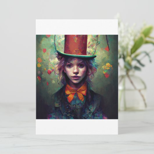 woeste lul kaart (Staand voorkant)