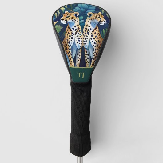 Woeste Panter Golf Head Cover (Voorkant)