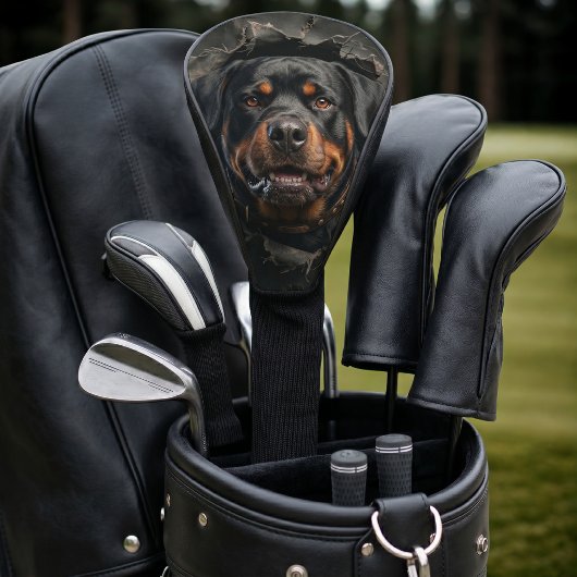 Woeste Rottweiler Doorbraak Golfheadcover