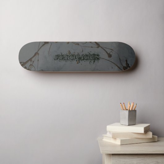 Woeste Straatverf 3 Persoonlijk Skateboard (Muurkunst (Horizontaal))