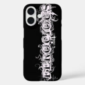 Woeste Tattoo Typografie Case-Mate iPhone Case (Achterkant)